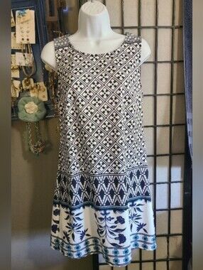 Papillion Printed Dress sz S